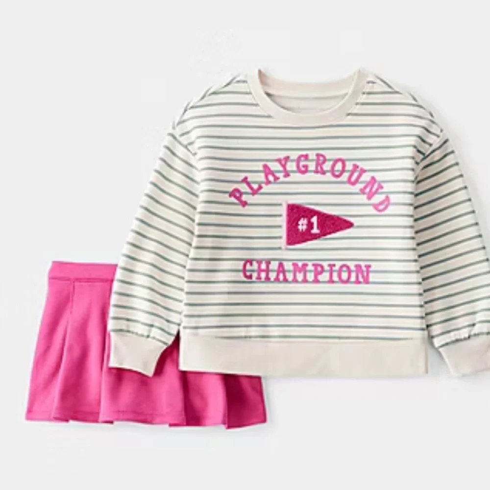 Carter's Toddler Sweatshirt and Skirt Set